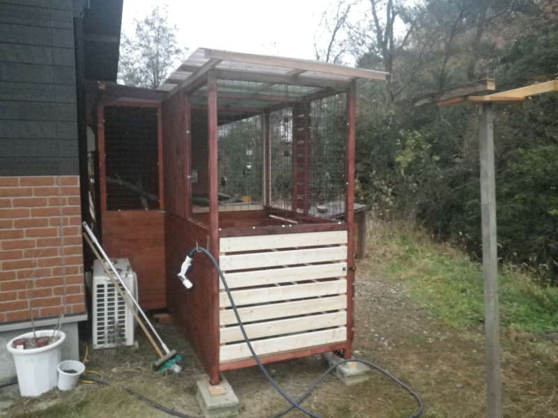 カラス小屋の制作