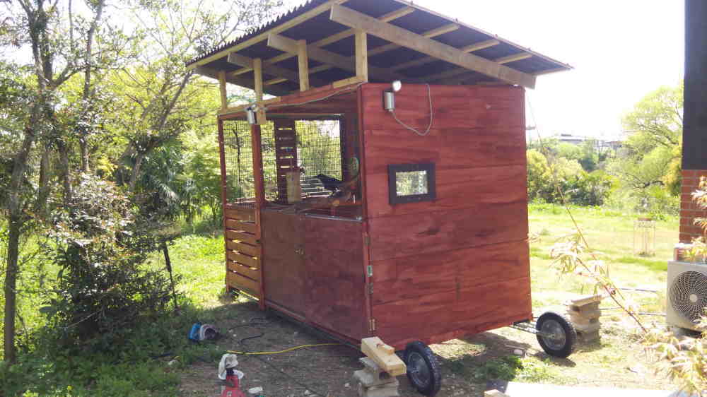 カラス小屋の制作