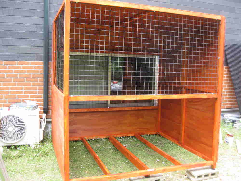 カラス小屋の制作