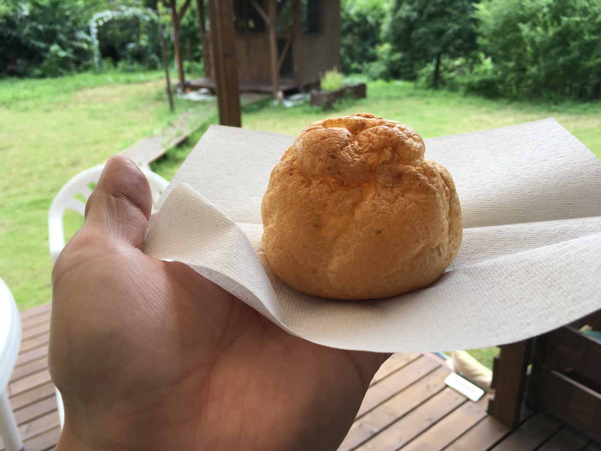 カラスにシュークリーム