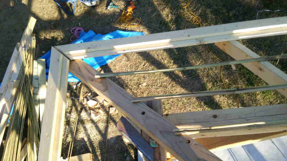 カラス小屋の制作