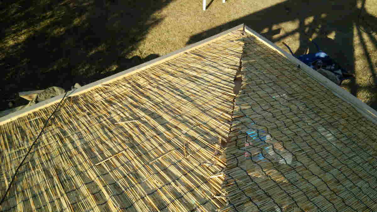 カラス小屋の制作