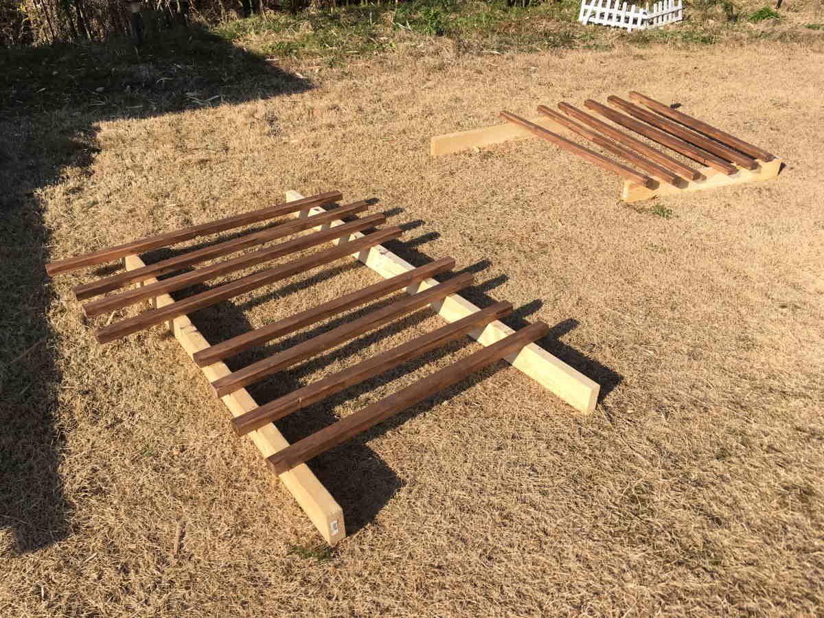 カラス小屋の制作