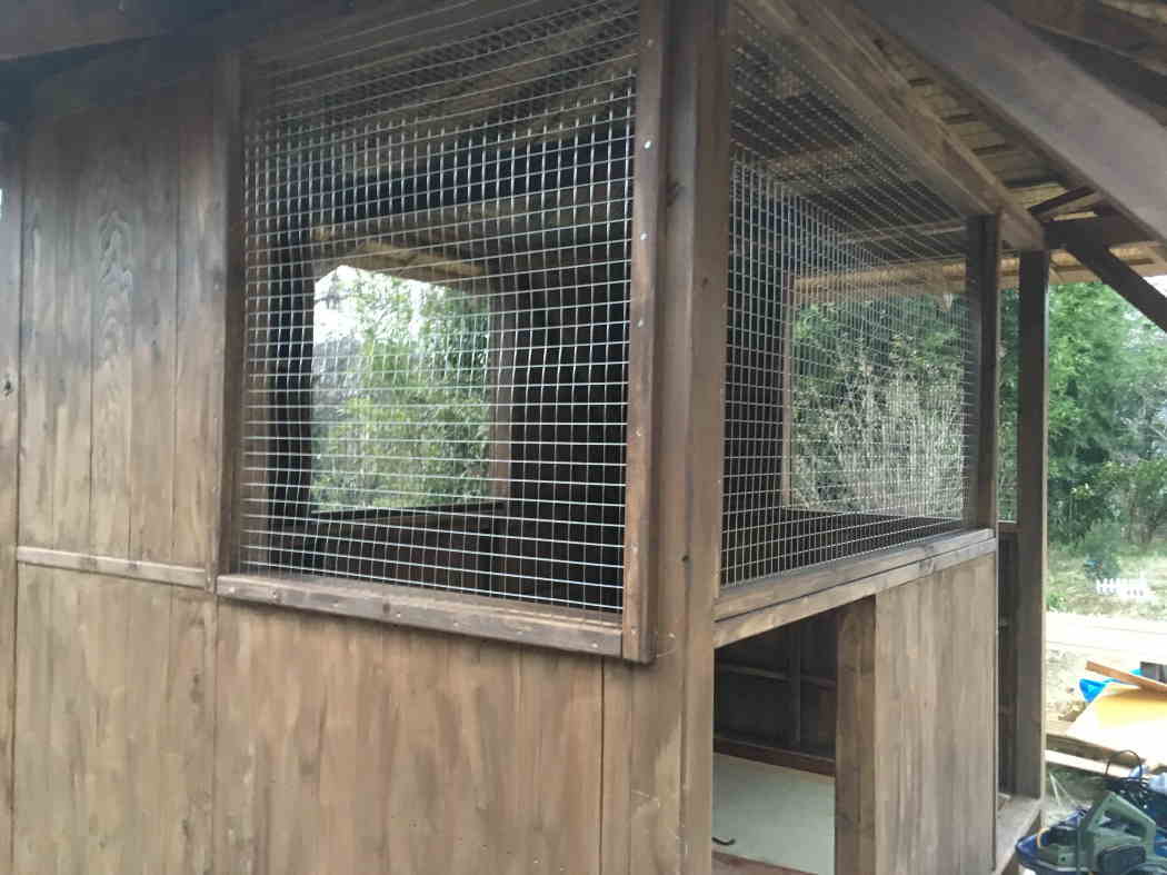 カラス小屋の制作