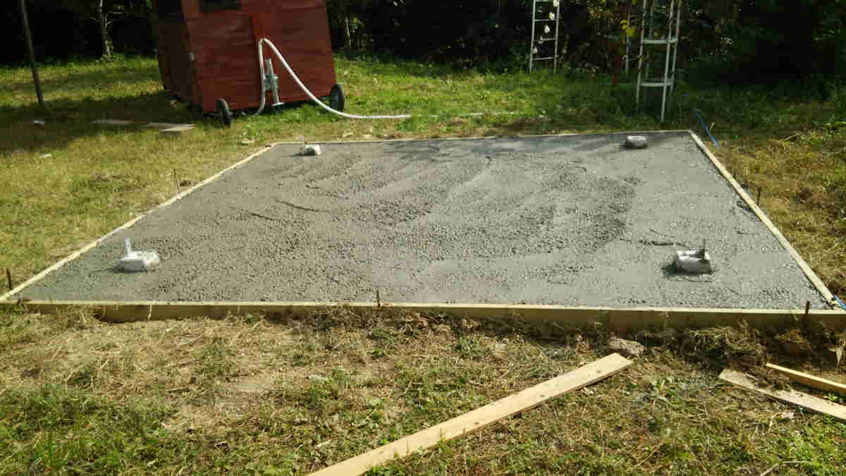 カラス小屋の制作