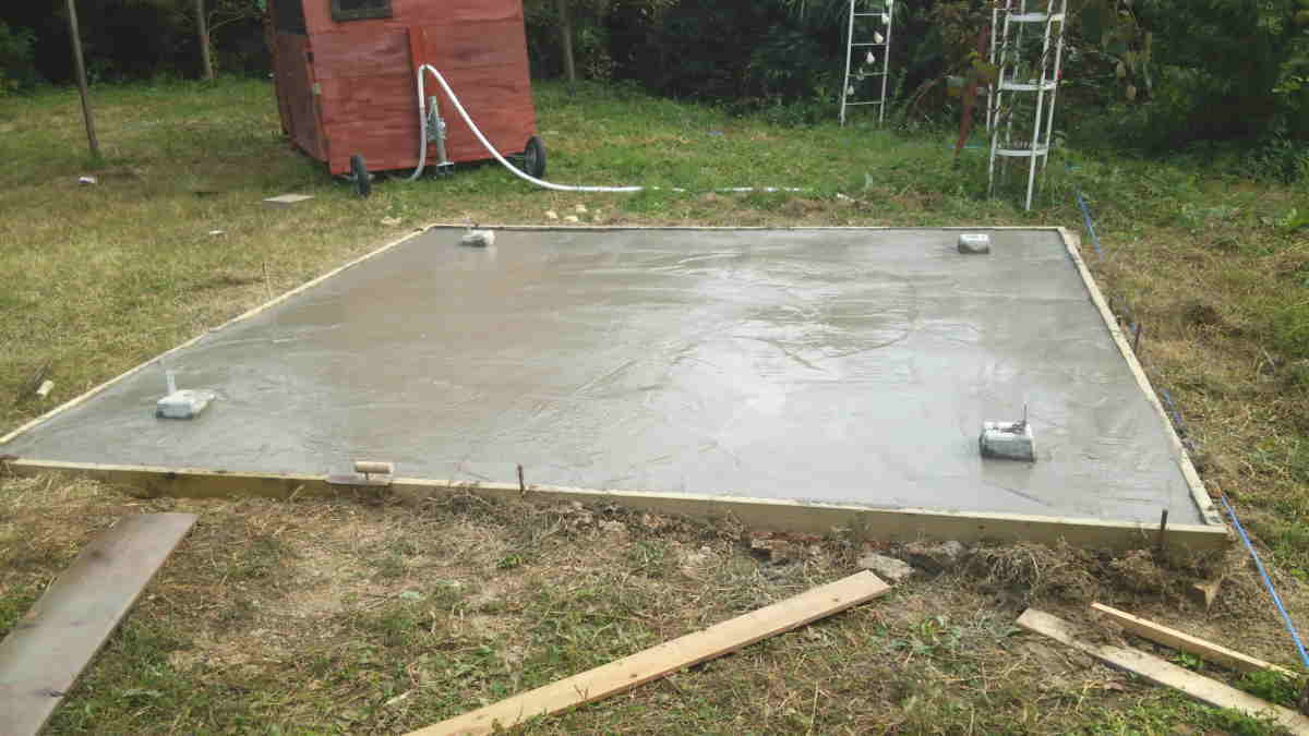 カラス小屋の制作