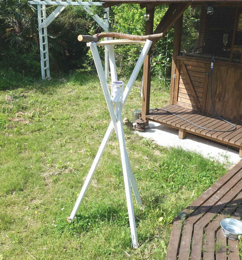 カラスのエサ台