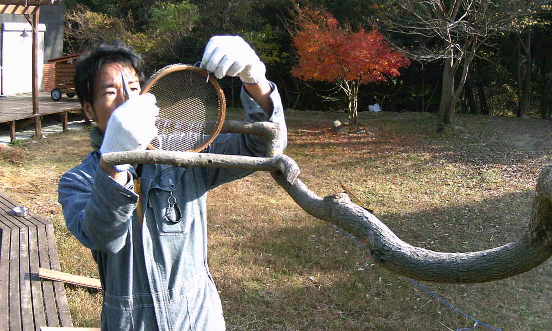 カラスのエサ台