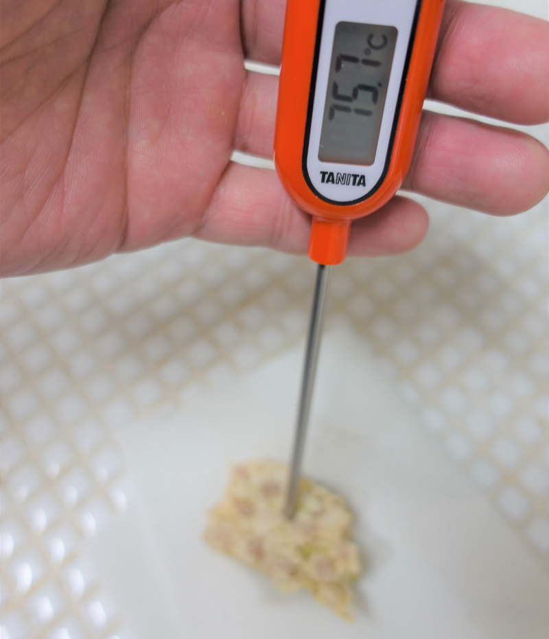 カラスバーグの温度測定