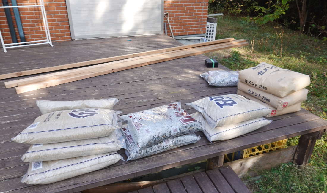 庭の廊下を造る