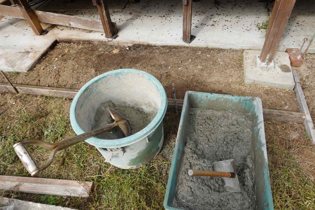 庭の廊下を造る