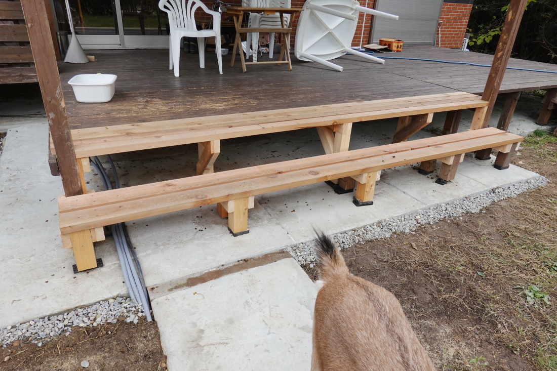 庭の廊下を造る